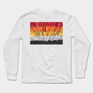 Lithromantic and Lithsexual Flag Collage Long Sleeve T-Shirt